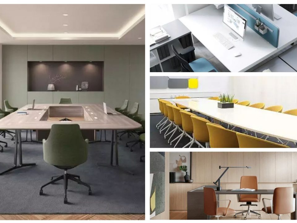modern office - collage 1 960x720 - Office trends 2022: Colors for a modern office