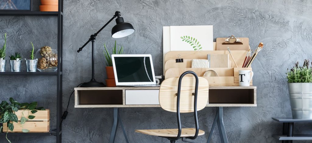 bigstock Dark Home Office 2048282951